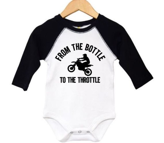 motocross baby onesie