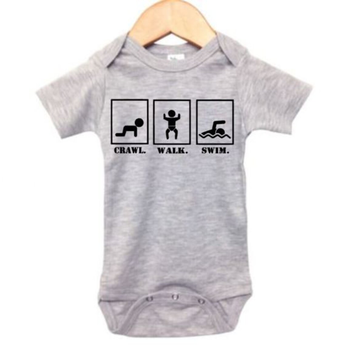 Swimming Onesie Crawl Walk Swim Baby Swimming Outfit Baby Etsy