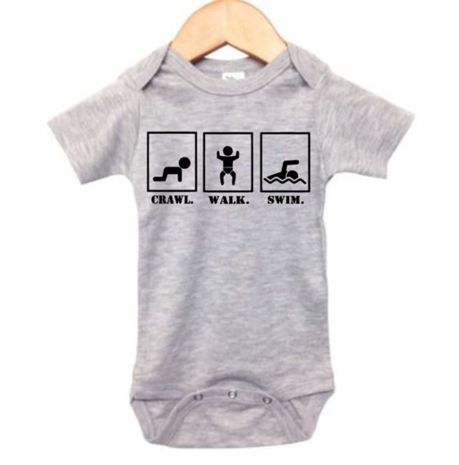 Swimming Onesie Crawl Walk Swim Baby Swimming Outfit Baby Etsy