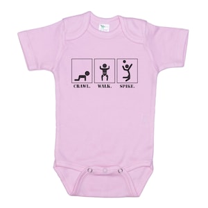 Baby Volleyball Outfit, Crawl Walk Spike, V-ball Onesie®, Volleyball Bodysuit, V-ball Romper, Volleyball Baby, Newborn V-ball Outfit, V-ball