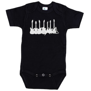 Rock n Roll Baby Outfit, Guitars, Baby Musician, Guitar Onesie®, Guitar Bodysuit, Rock Music, Gift For Baby, Music Onesie®, Music Baby