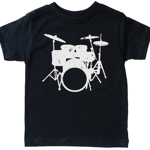 Toddler Drumming Shirt, Drum Set, Drummer Apparel, Percussion Tshirt, Kid&#39;s Drumming T, Toddler Shirts, Music Apparel, Birthday Tee, Drums