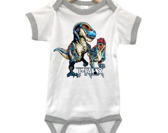 T-Rex Pet Dinosaur Sleeveless Crawling Jumpsuit Rompers T-Rex Pet Dinosaur Sleeveless Crawling Jumpsuit Rompers