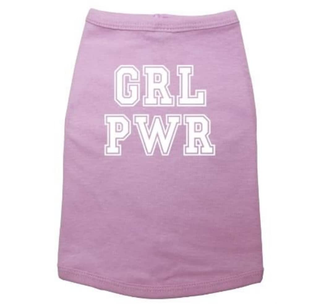 Girl Dog Shirt / Baby Announcement / GRL PWR / Puppy Tee / Pet Etsy