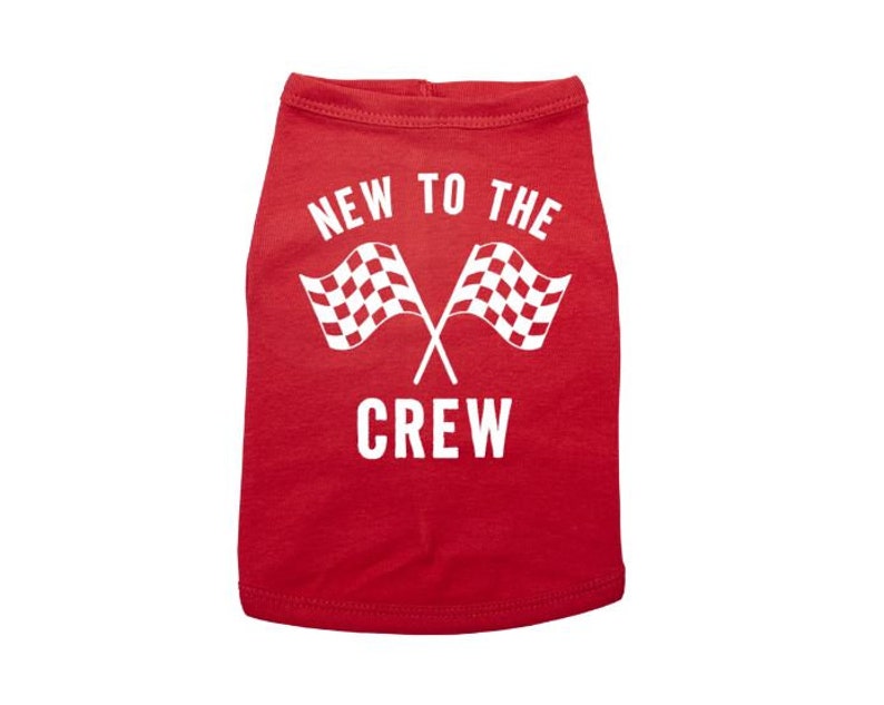 Rescue Dog New To The Crew Dog Shirt Puppy Shirt Dog Apparel New Puppy Outfit New To The Crew Funny Dog Shirt Dog Shirt Pet Supplies