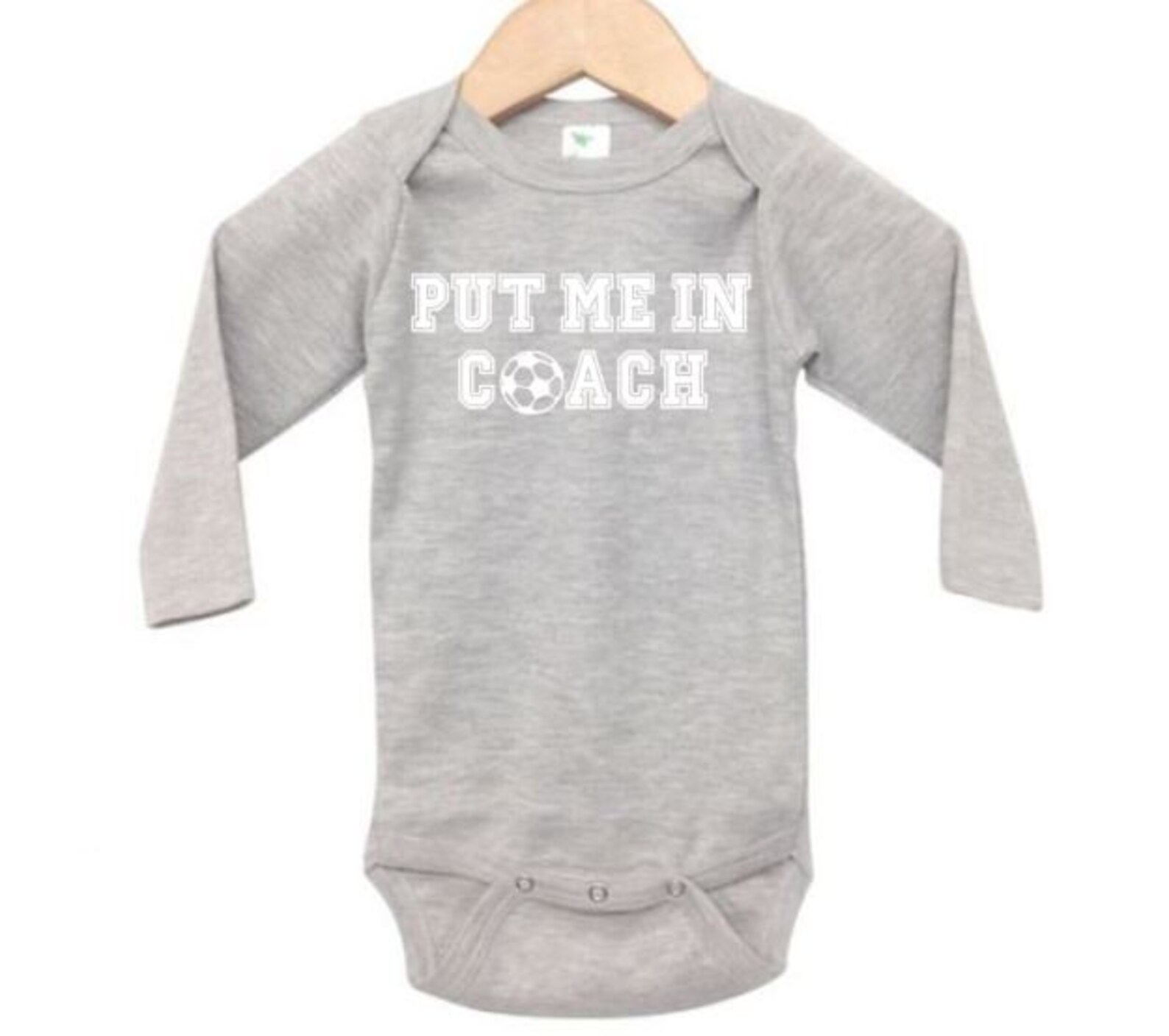 Baby Soccer Onesie Put Me in Coach Soccer Bodysuit Soccer Etsy