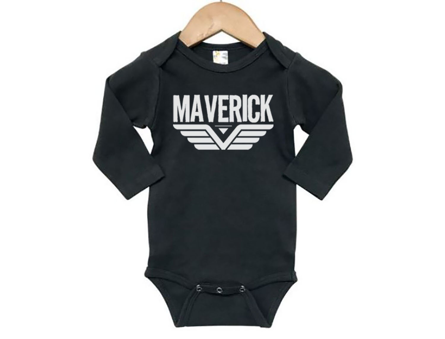 Top Gun Onesie Maverick Onesie Baby Maverick Cute Baby Etsy