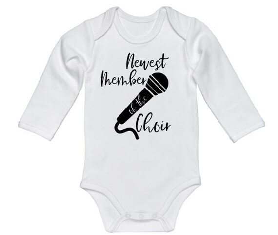 Baby Reveal Raglan Onesie Musician Baby Announcement Newborn Outfit Infant Onesie Pregnancy Reveal Newest Member Of The Band Onesie