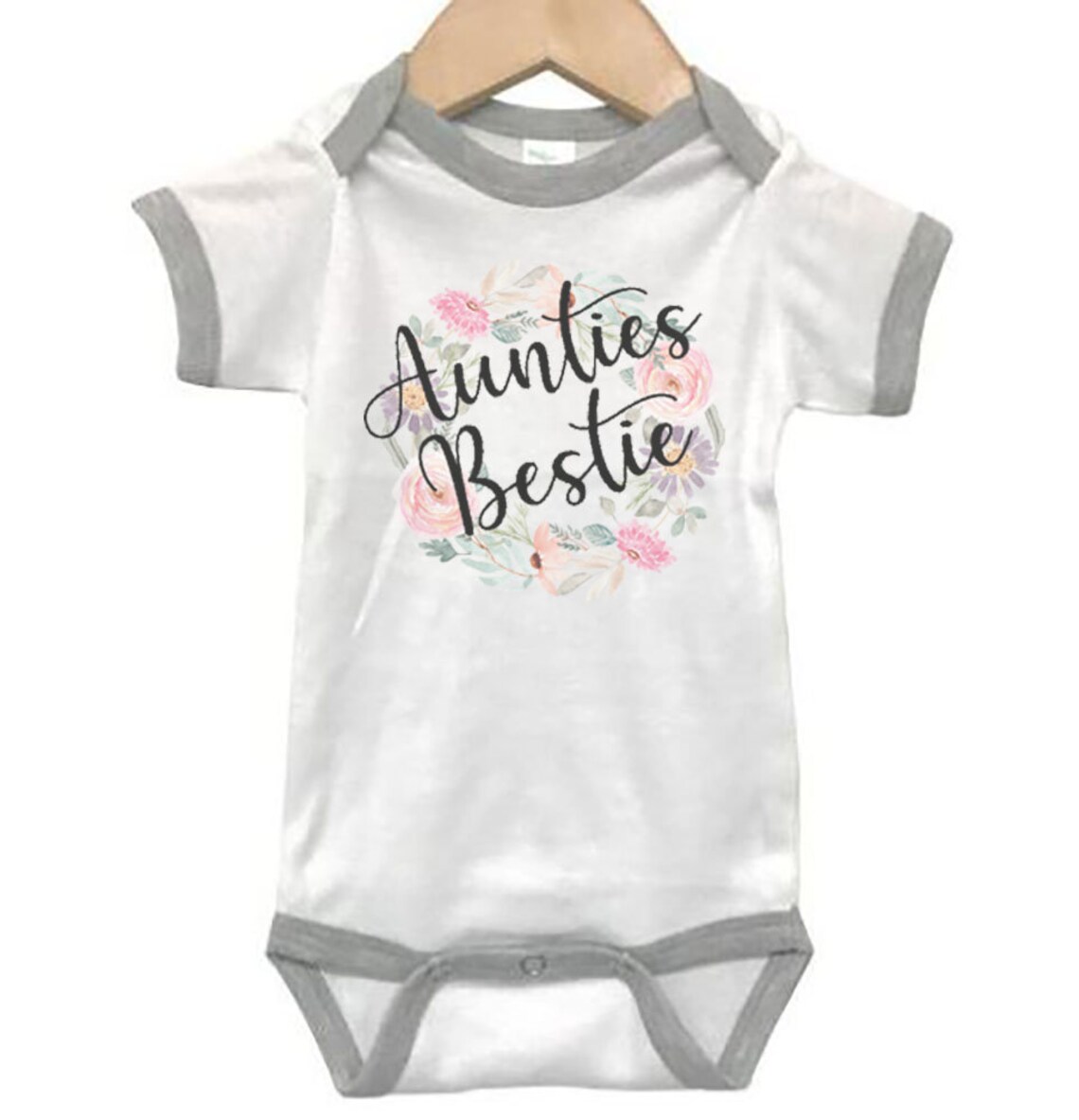 Aunties Bestie Aunt Onesie Baby Aunt Outfit Aunt Baby Etsy
