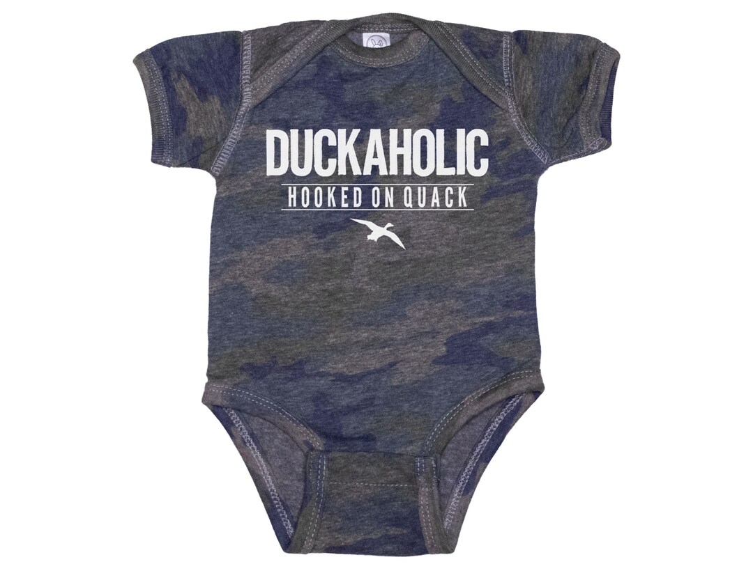 Duck Hunting Onesie, Duckaholic, Waterfowl Onesie, Baby Hunting Outfit