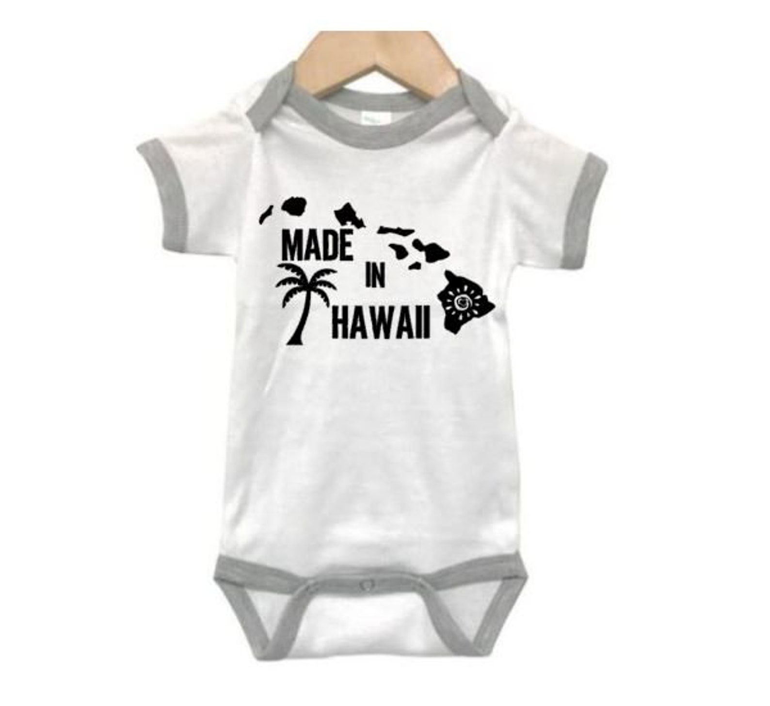 Hawaii Baby Onesie Made in Hawaii Baby Hawaii Outfit HI | Etsy