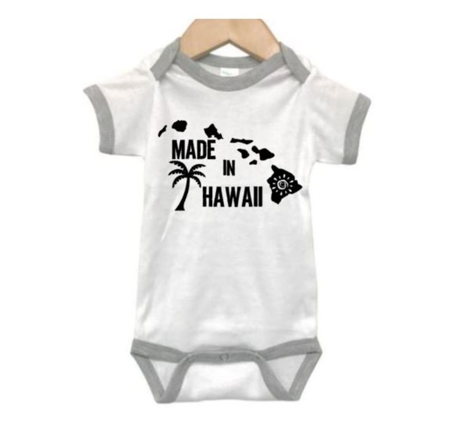 Hawaii Baby Onesie Made in Hawaii Baby Hawaii Outfit HI Etsy