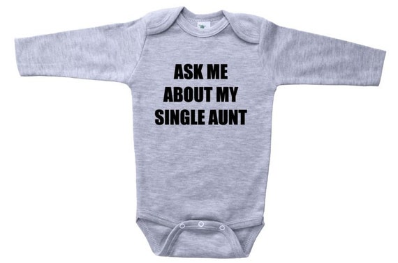 single aunt onesies