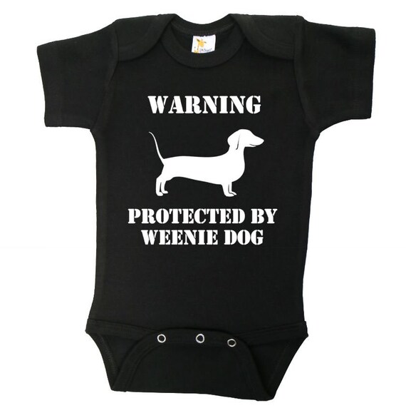 dachshund onesie for baby