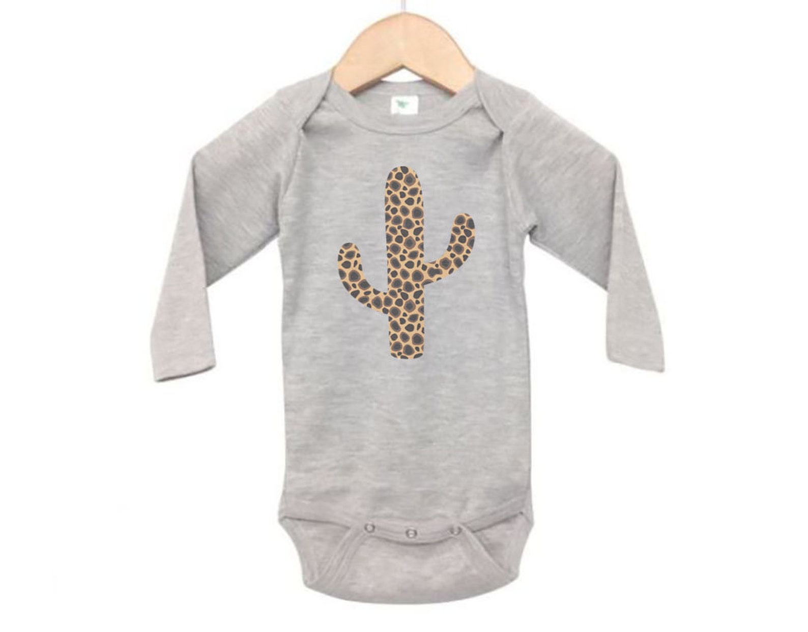 Cactus Onesie Leopard Cactus Baby Cactus Outfit Leopard Etsy