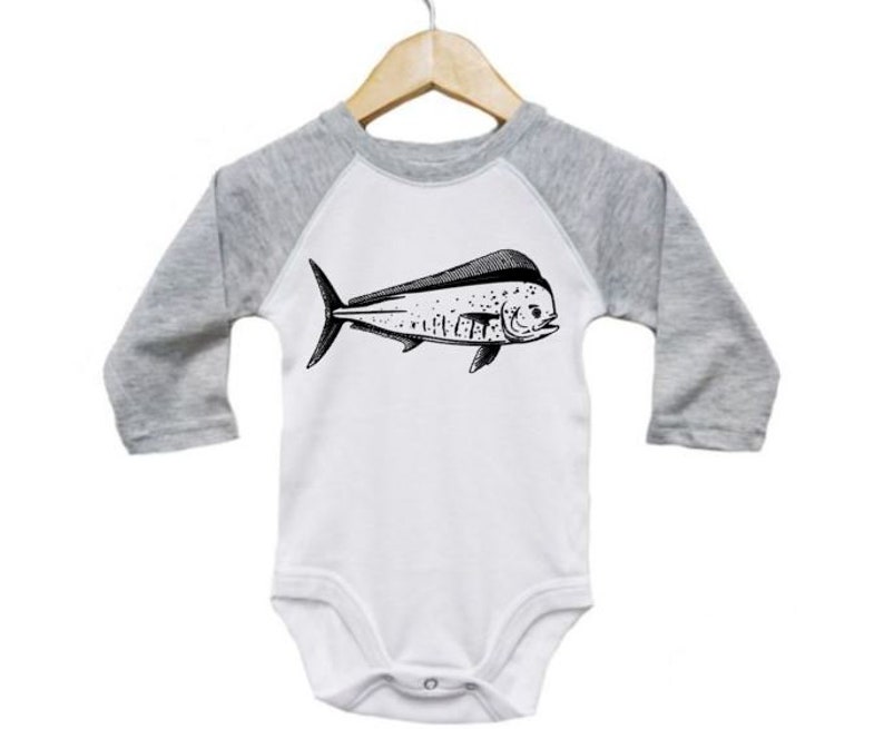 Mahi Mahi Salt Water Fishing Fishing Baby Mahi Mahi Onesie Etsy New
