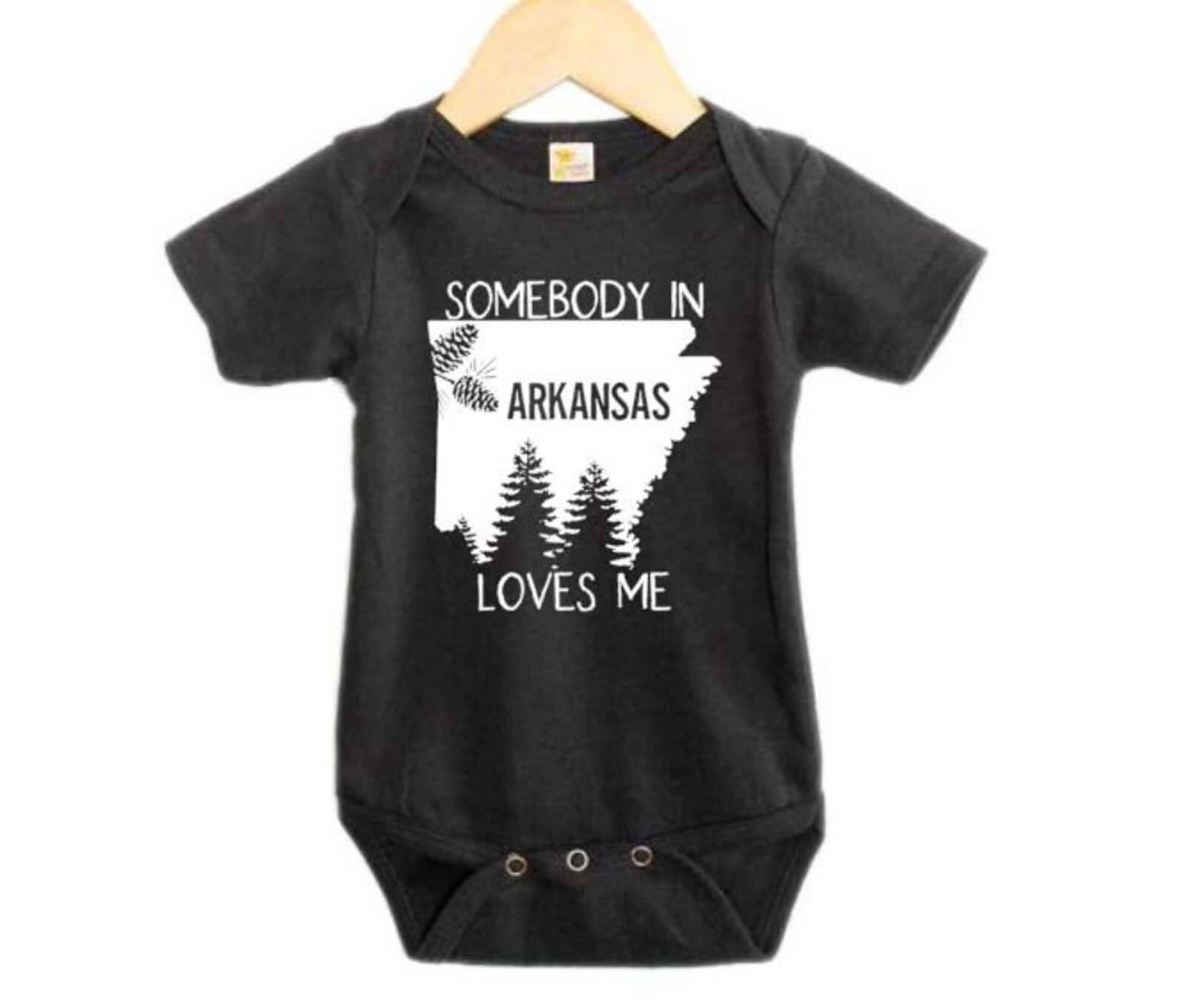 Somebody in Arkansas Loves Me Arkansas Baby Onesie AR Etsy