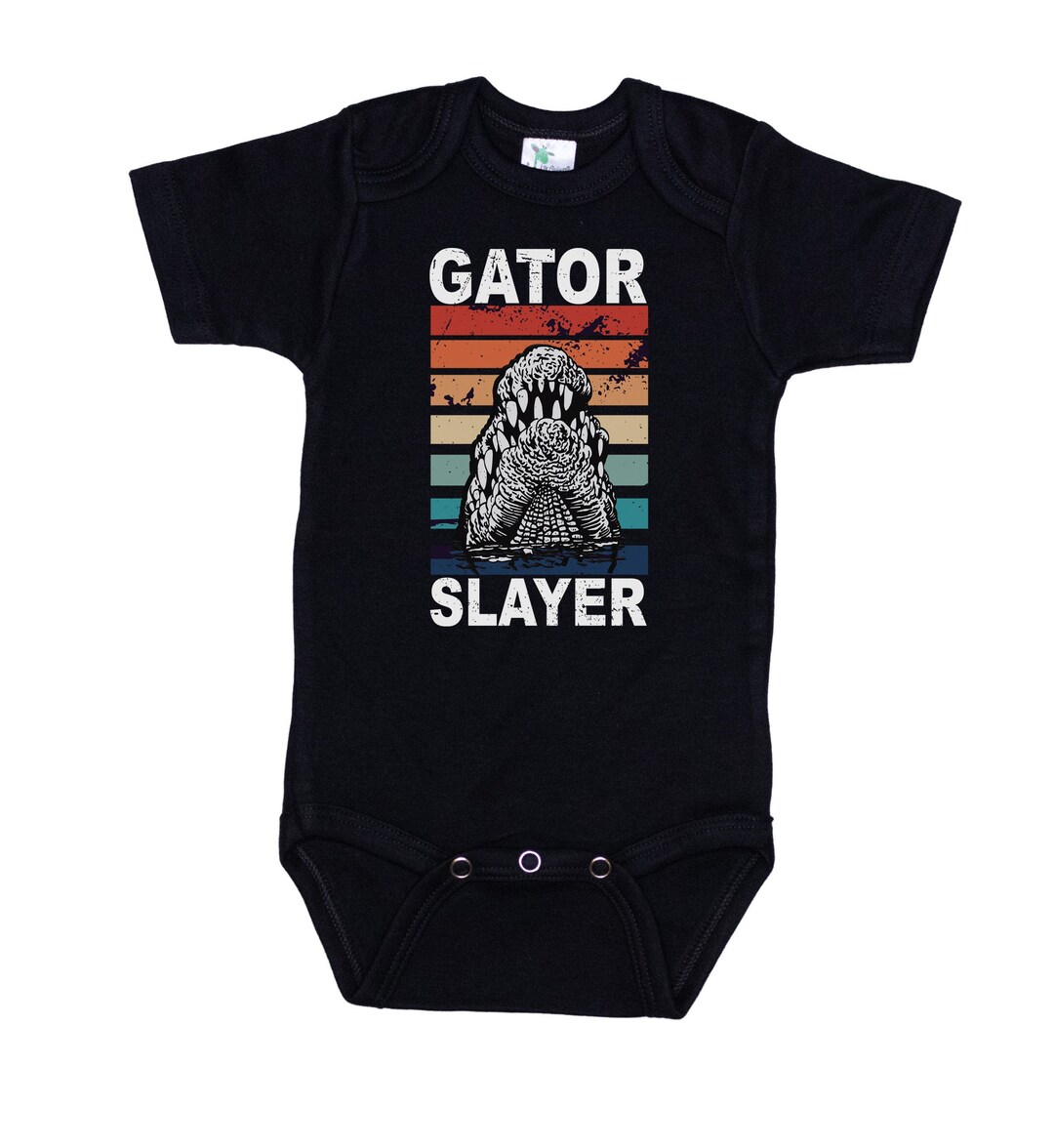 Alligator Onesie®, Gator Slayer, Gator Hunting Onesie®, Baby Alligator Outfit, Alligator