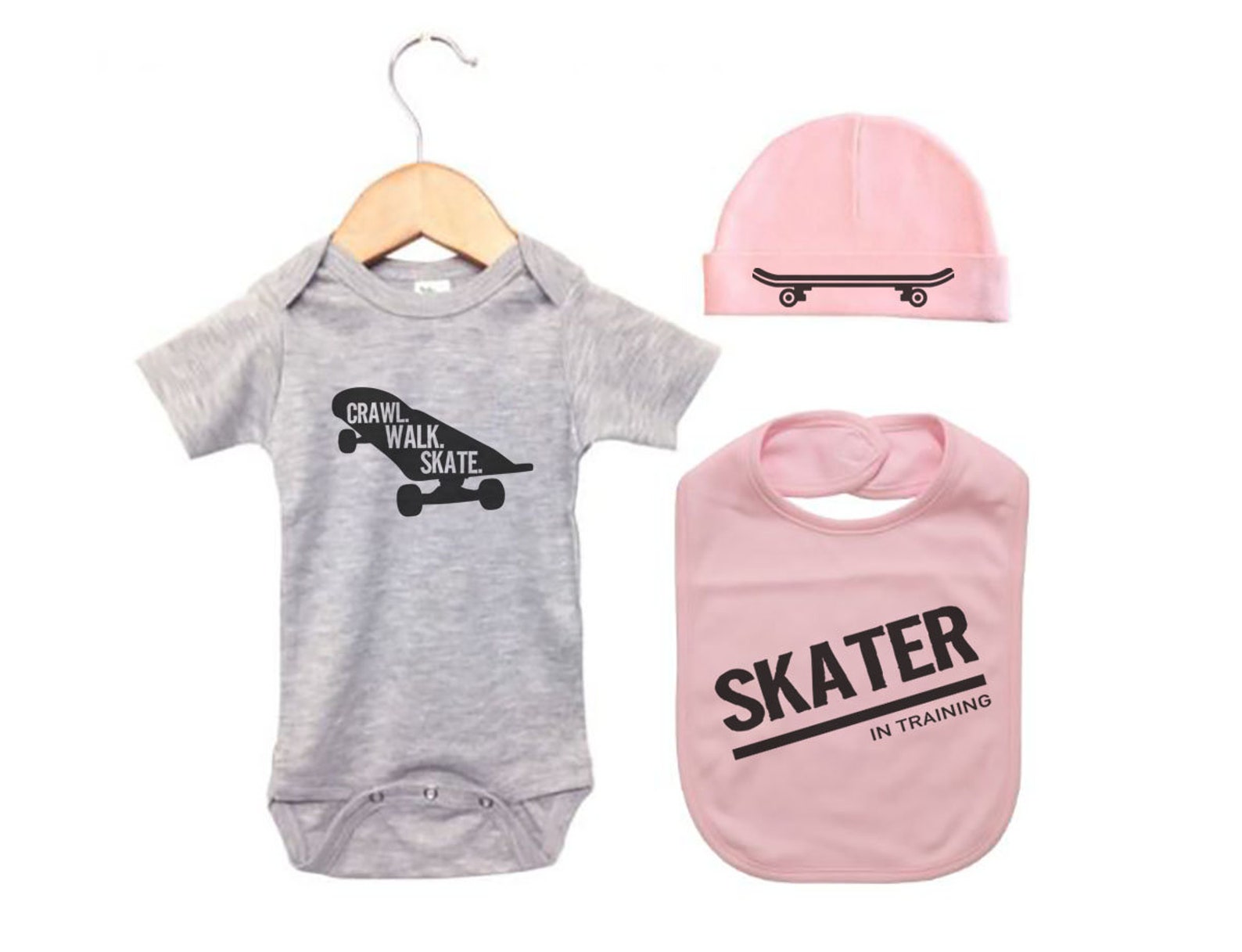 Baby Skateboard Outfit Skateboard Bundle Skateboard Onesie Etsy