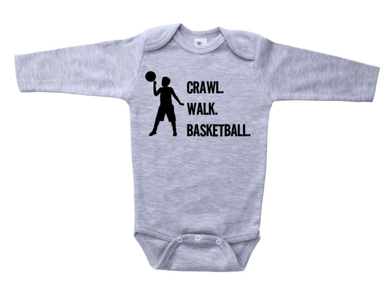 Basketball Onesie Crawl Walk Basketball Bball Baby Outfit Etsy