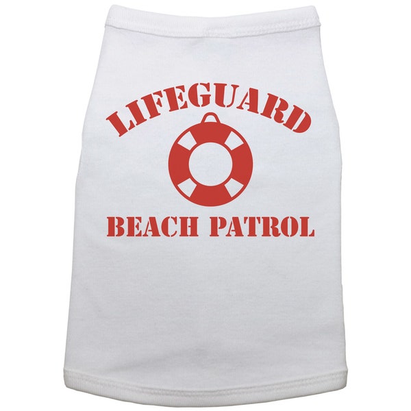 Dog Lifeguard Shirt Etsy