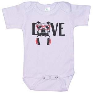 English Bulldog Onesie®, Love English Bulldog, Baby English Bulldog Outfit, Gift For Newborn, K-9 Onesie®, Dog And Baby, Coming Home, Infant