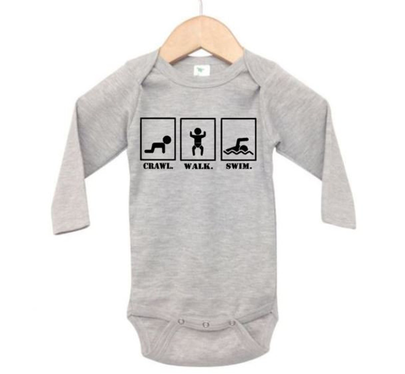 Swimming Onesie Crawl Walk Swim Baby Swimming Outfit Baby Etsy