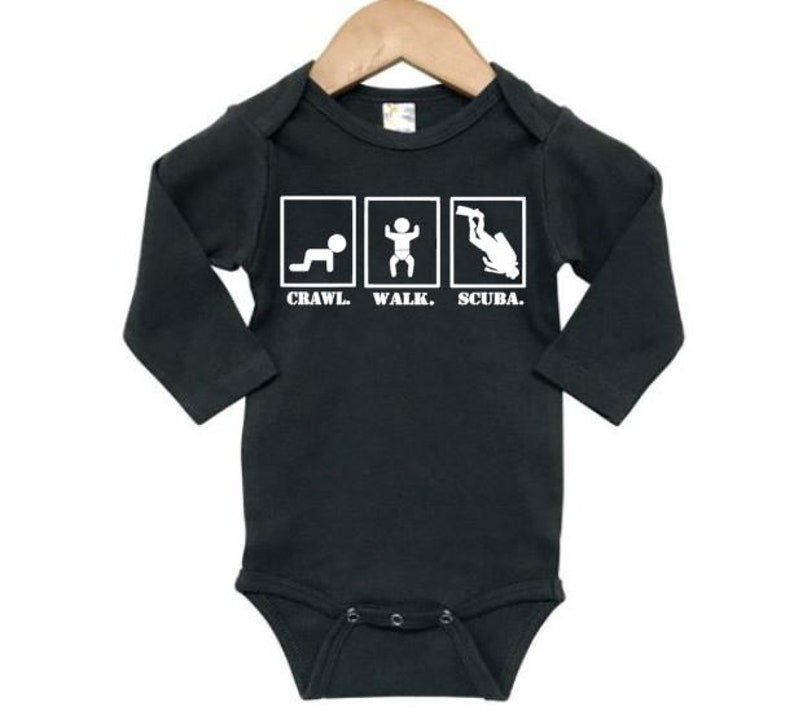Baby Scuba Onesie Crawl Walk Scuba Scuba Diving Baby Etsy