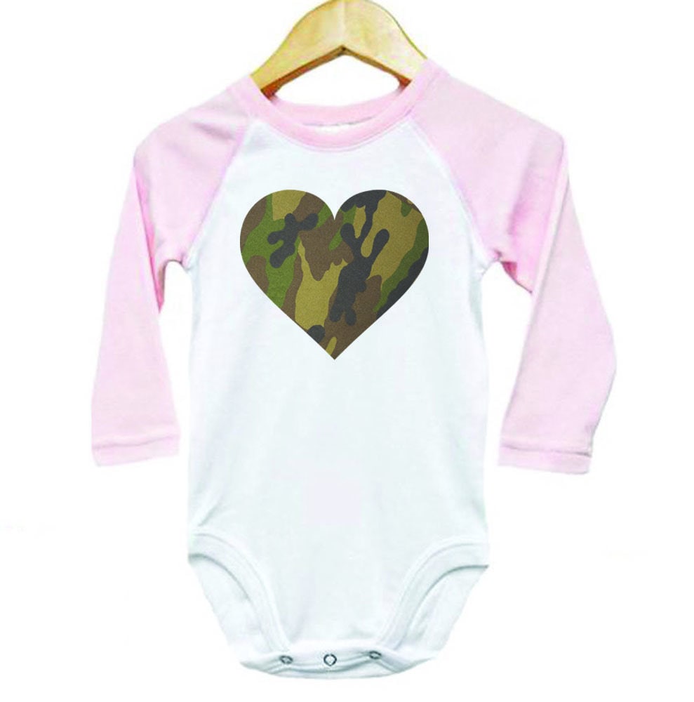 Camo Onesie Camo Heart Love Camo Baby Camo Outfit Baby Etsy UK