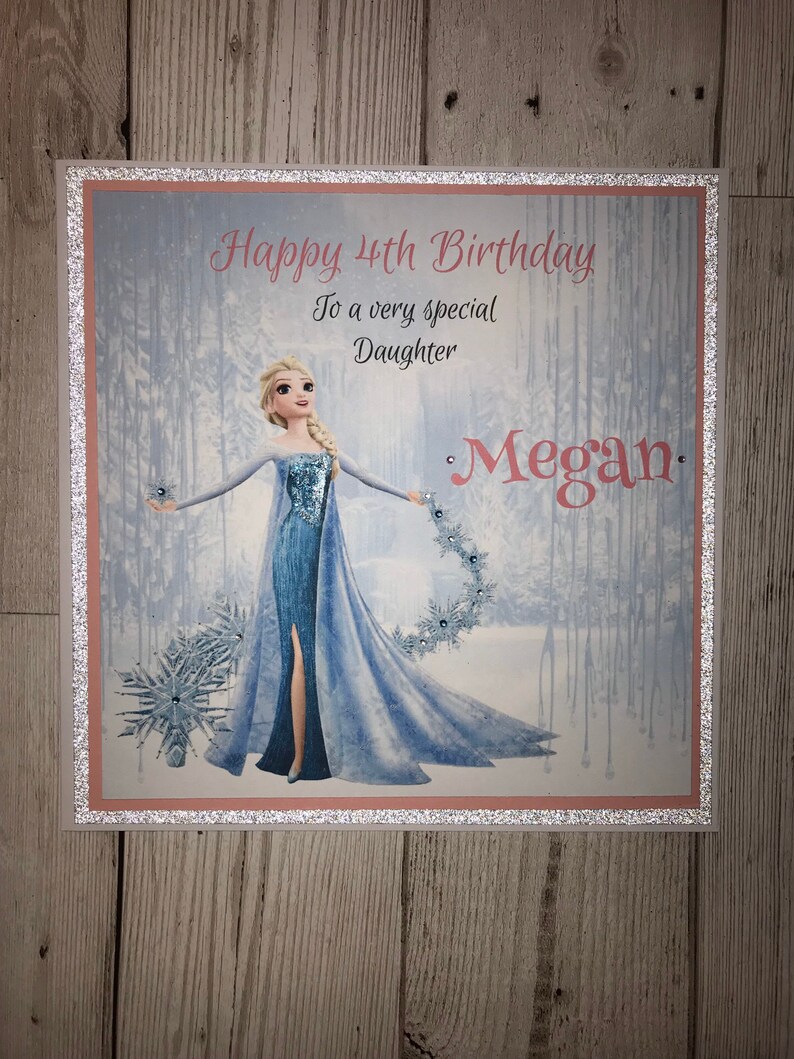 XL Handmade personalised Frozen 2 Birthday Card | Etsy