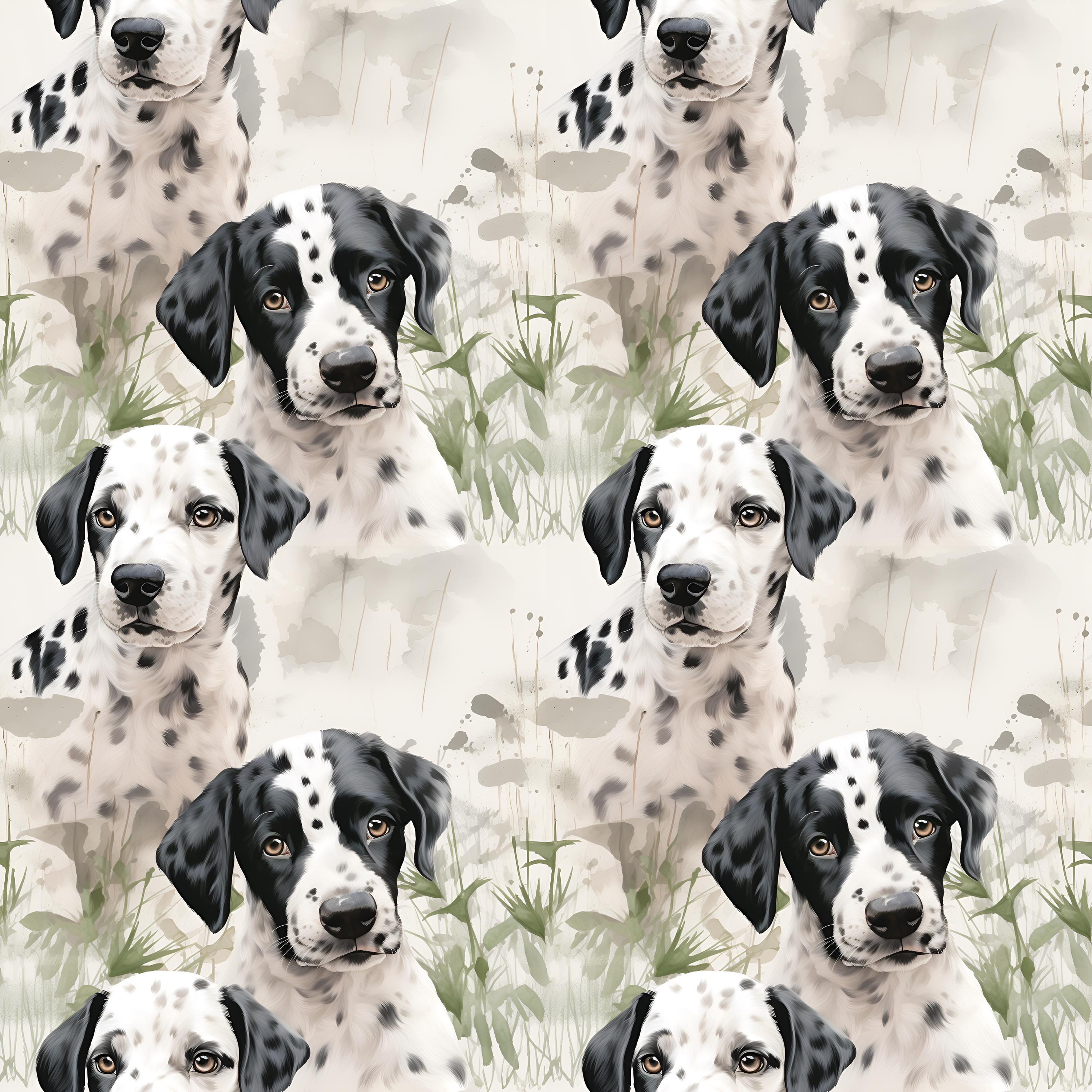 Jersey stoff bedruckt hundemotiv