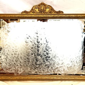 Vintage 1800s Ornate Gold Mirror - Antique Giltwood 19th C. Mirror - Carved Wood Empire / Regency Mirror