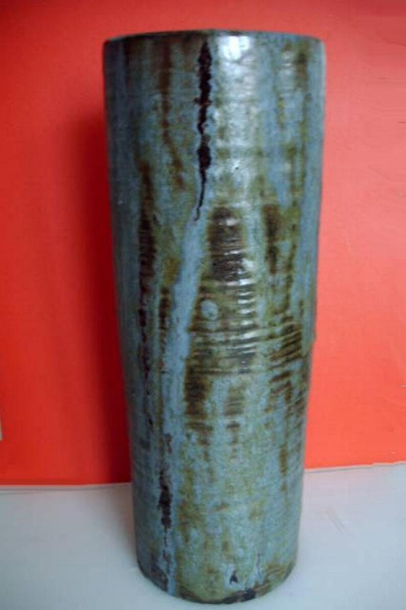 Pottery Studio Vase Large Floor Vase Etsy