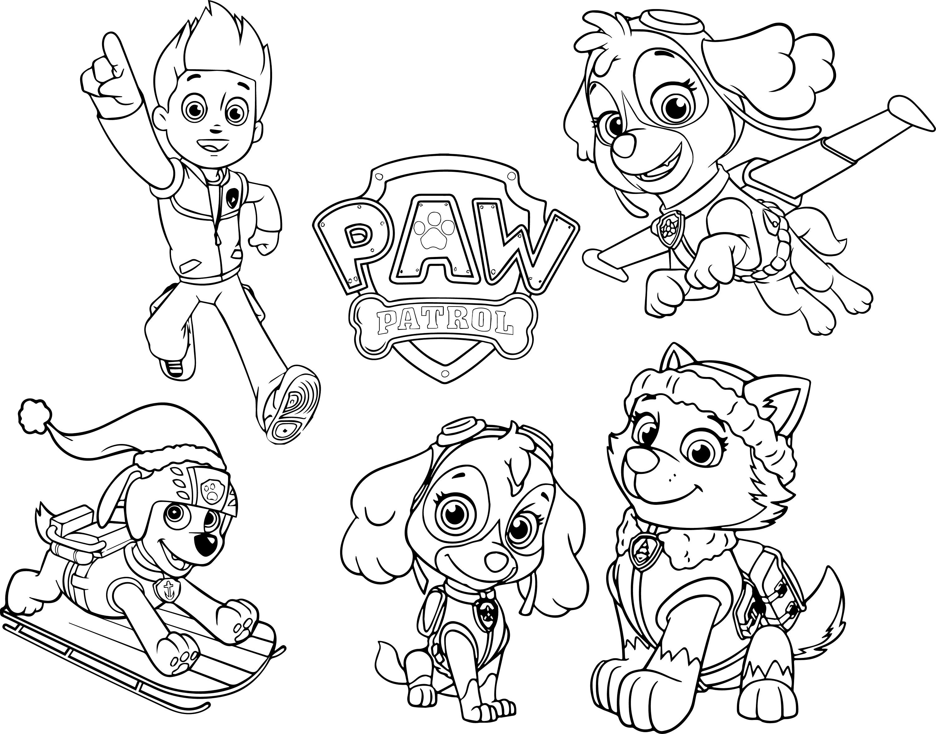 Download Paw Patrol outline Cutting Files and Clipart Svg Png Eps ...
