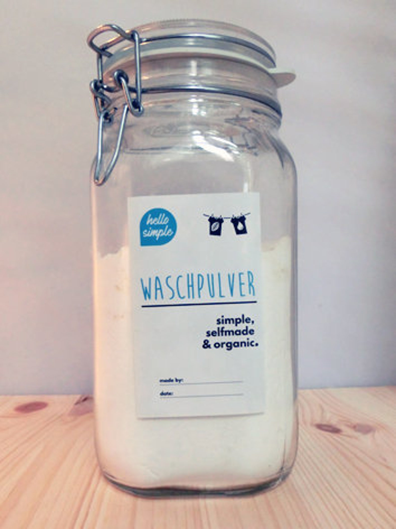 DIY washing powder make your own & wash ecological laundry Etsy