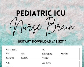 Pediatric ICU Report Nurse Brain