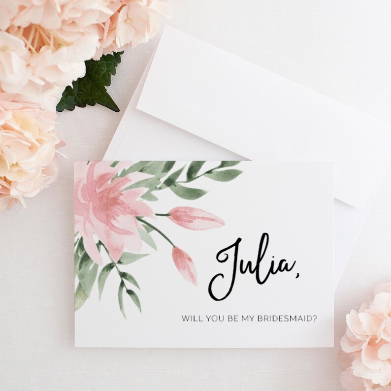 Printable Will Your self Be My Bridesmaid Card, Maid Of Honour Proposal Card, Bridesmaid Check with Card, Be My Maid Of Honour Card, Editable PDF image relating to Printable Will You Be My Bridesmaid identified as Printable Will On your own Be My Bridesmaid Card, Maid Of Honour Proposal Card, Bridesmaid Check with Card, Be My Maid Of Honour Card, Editable PDF
