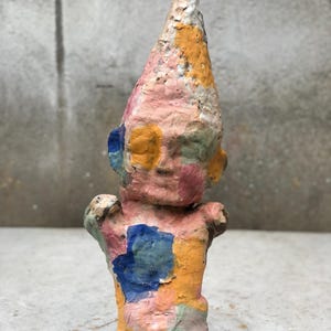 Original Ceramic Sculpture, Hand-sculpted Evolutionary Art,Unique Surrealist Clay Specimen, Modern Organic Home Decor, Curiosities Art