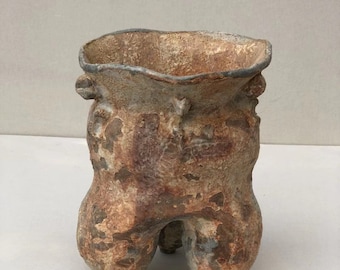 Jarrón artístico, escultura de cerámica, obra de arte original de porcelana