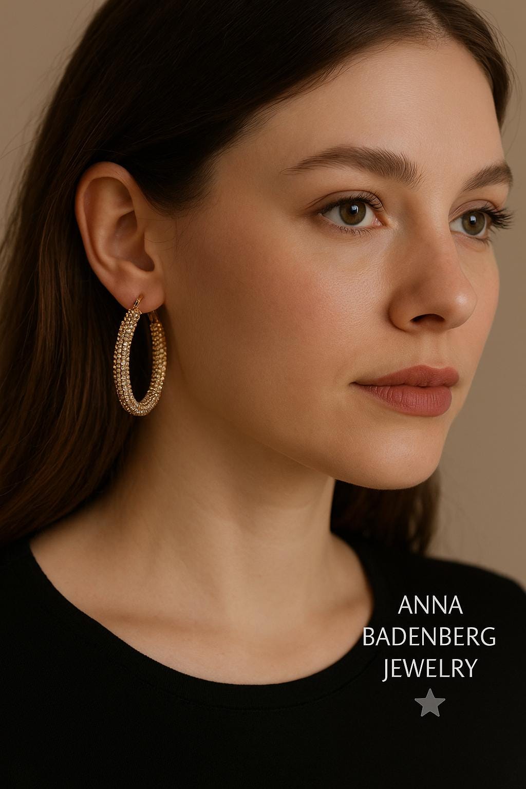 イヤリング 日本製のミユキガラスビーズを使用したゴールドとシルバー