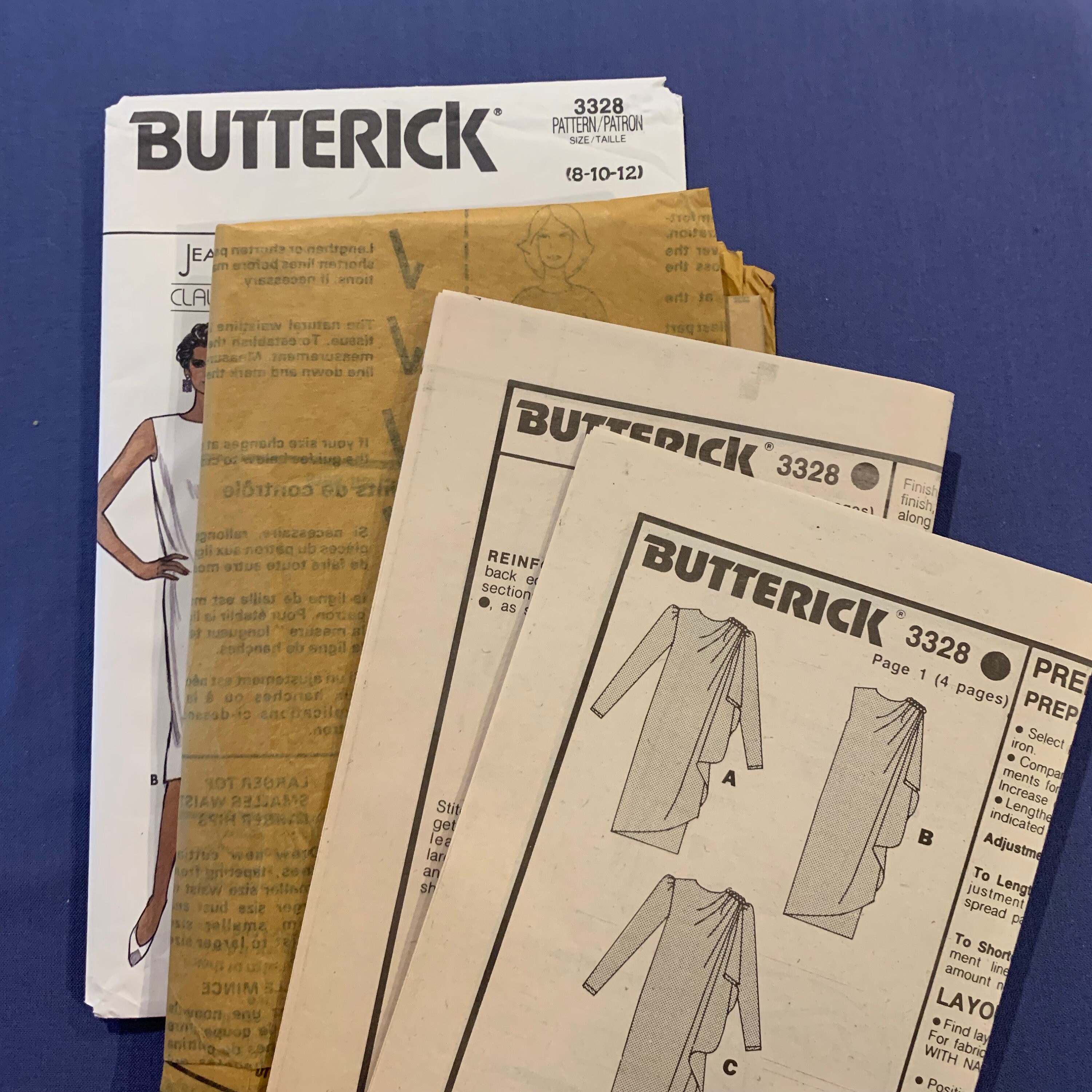1985 Butterick VINTAGE 3328 Sewing Pattern Womens 6-8-10 - Etsy