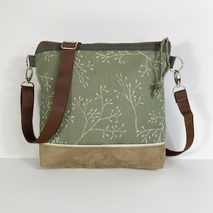 Green shoulder bag, bag, bags, leaf bag, green handbag, handbag ladies,