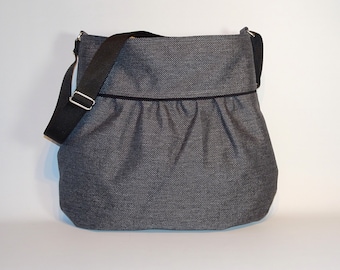 Sac bandoulière UNI sac à main gris sac bandoulière gris femme