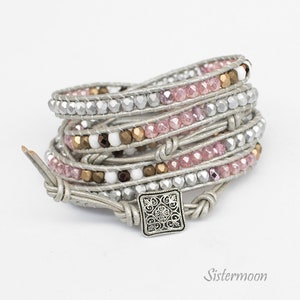 Pulsera boho Blushed Moon