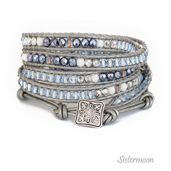 Silver Wrap Bracelet Etsy