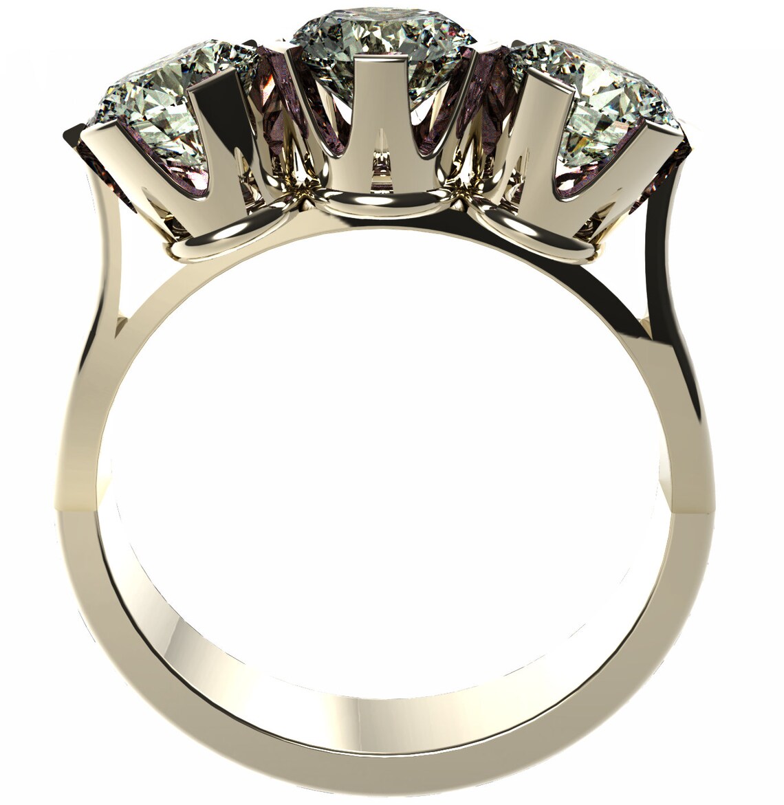 3d Printed Diamond Ring Stl File Engagement Rings 3d Printed and Stl File for Ring Art Deco Ring