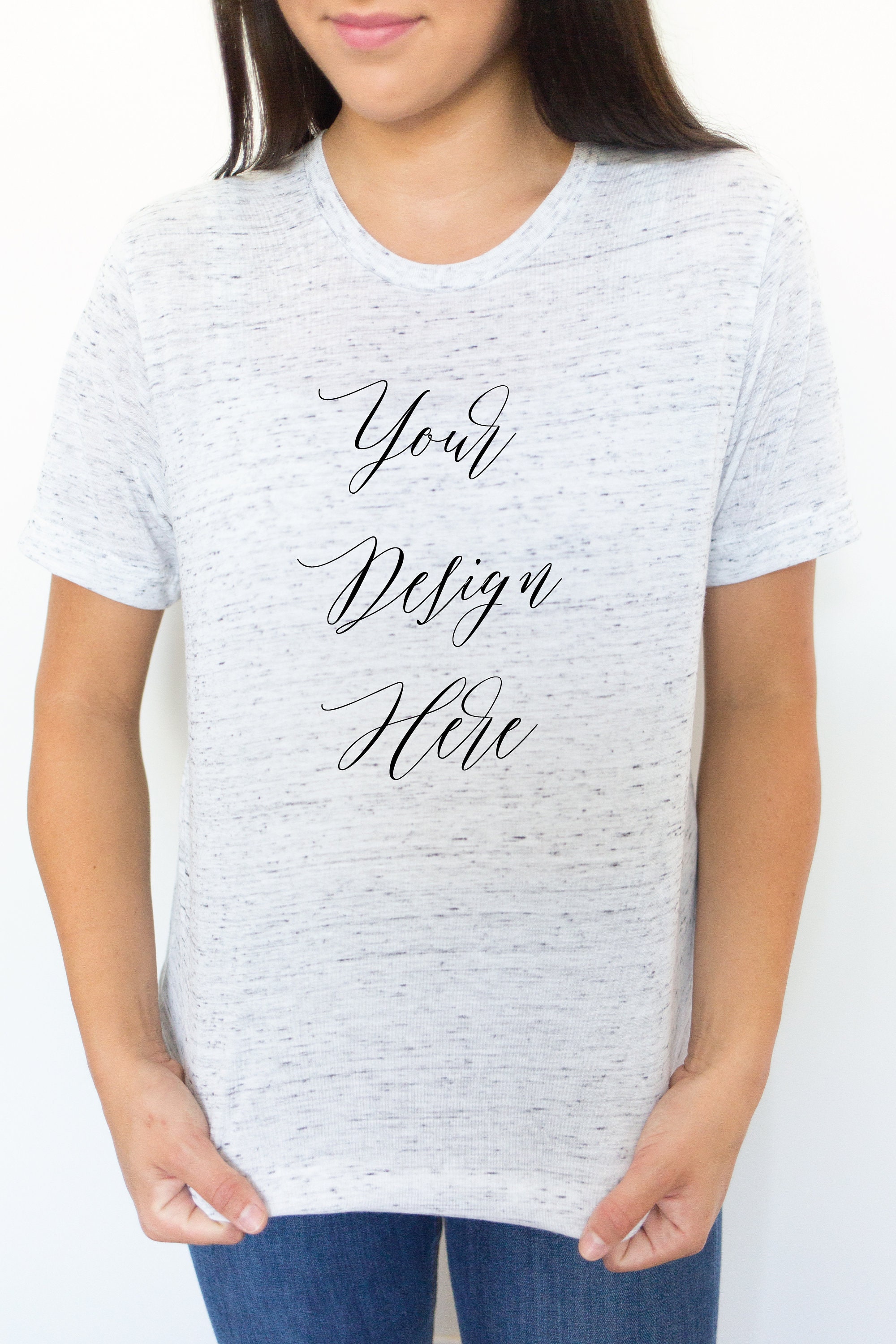 Bella Canvas 3650 White Marble T-shirt 