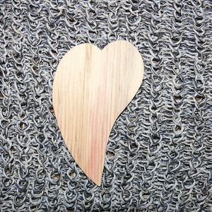 Beautiful heart and heart made of wood. image 1