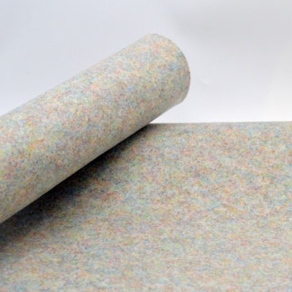 GP 21,90 Euro/qm Recycling Filz Confetti 4mm Filz multicolor Filz aus PET-Flaschen bunt 4 mm Recycling Filz Plastik Rolls ca. 50 x 100 cm