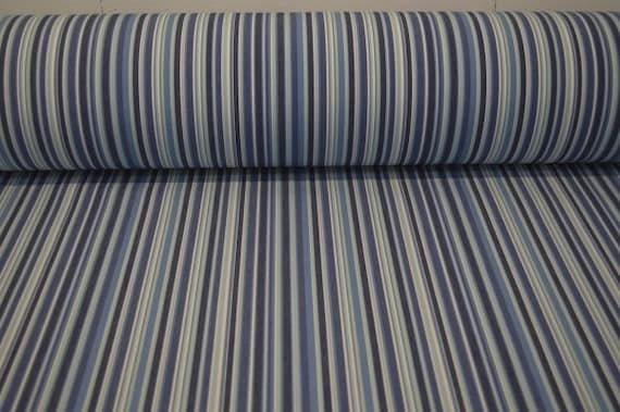 Markisenstoff Mehrfarbig Blau Gestreift Markisenstoff Meterware  Outdoorstoff Polsterstoff Fr Gartenmbel 1021 - Etsy